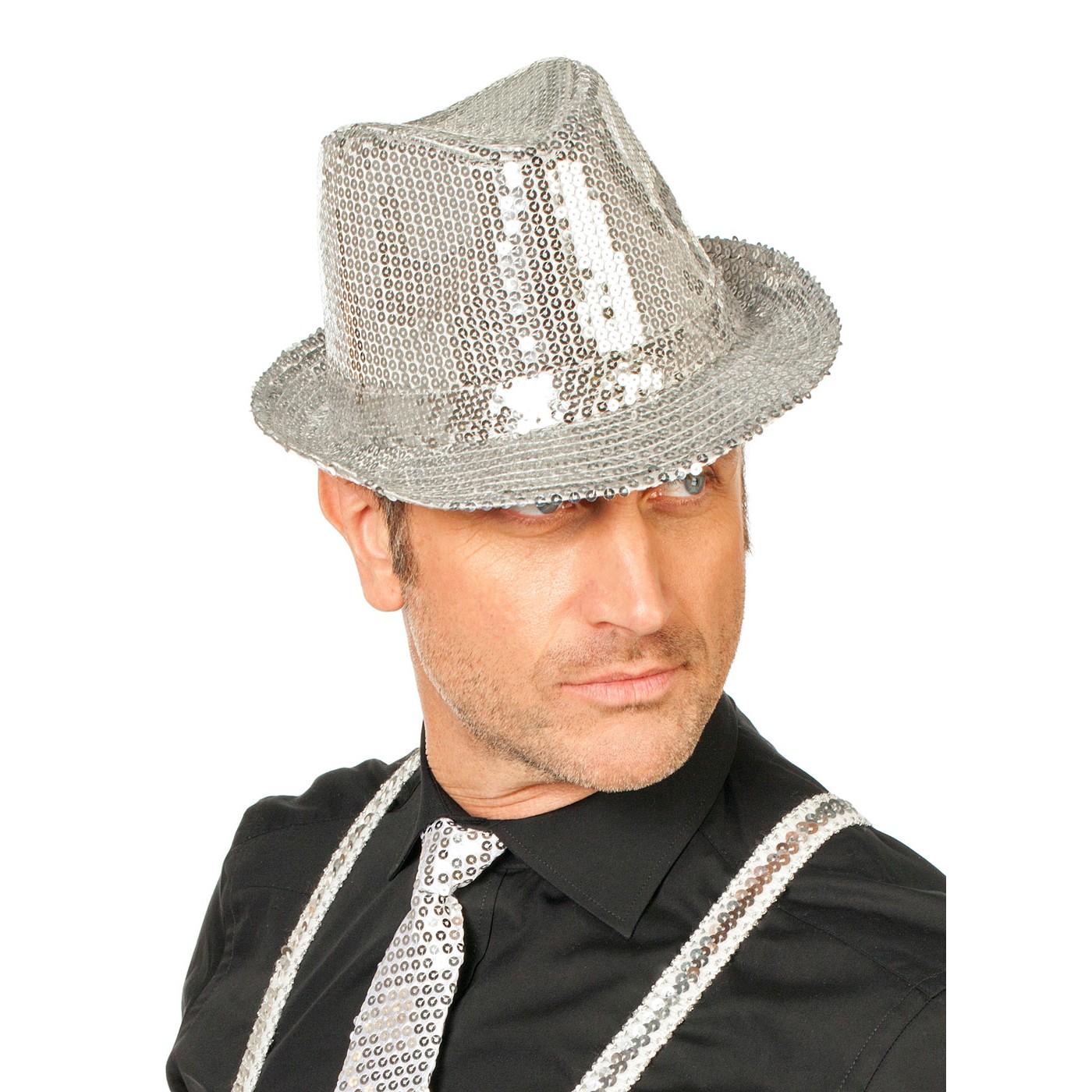 Discokugel Cowboyhut - Spiegelkugel Cowboyhut, Disco Cowboyhut, Silber  Cowboyhut, Junggesellenabschied Hut, silber, 0 : : Fashion